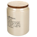 Barattolo Biscotti con scritta "Galletas" 800 ml in Gres VdE Tivoli 1996 Spagnolo