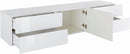 Mobile Tv 1 Anta e 4 Cassetti 170x40x35 cm Metis 1A 4C Bianco Lucido  