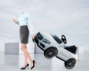 Macchina Elettrica per Bambini 6V con Licenza Mercedes AMG GLA 45 Bianca