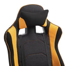 Sedia da Gaming Ergonomica in Poliestere  Giallo e Nero