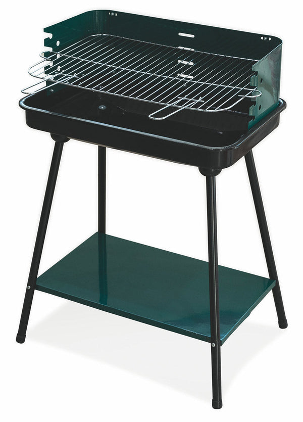 prezzo Rechteckiger Holzkohlegrill 58x38 cm Soriani Sun-day Green