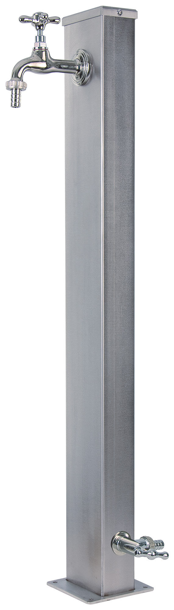 prezzo Gartenbrunnen mit Doppelhahn Belfer 42/ARRIQ Edelstahl