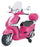 Elektroroller für Kinder 12V Piaggio Liberty ABS Rosa