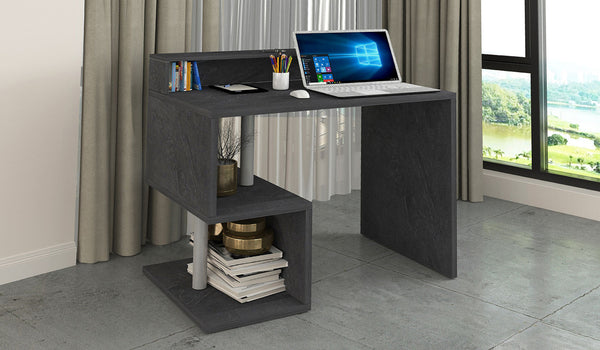 acquista Scrivania a Giorno 100x50x92,5 cm Esse Report Grigio