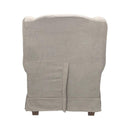 Poltrona Bergere 103x87x84 cm in tessuto beige