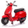 Scooter Elettrico per Bambini Licenza Ufficiale Piaggio Vespa 12V 4,5Ah Rosso