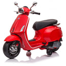 Scooter Elettrico per Bambini Licenza Ufficiale Piaggio Vespa 12V 4,5Ah Rosso       