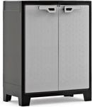 Armadio 2 Ripiani 80x44x100 cm Keter Titan Basso XL Grigio e Nero
