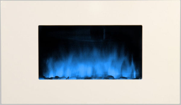sconto Elektrischer Wandkamin Flammeneffekt 2000 W Chemin'Arte White Loft White