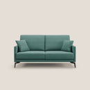 Divano 3 Posti 180x94x90 cm in Tessuto Verde Acqua