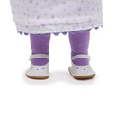 Bambola Bebè con Vestitino a Fiori Viola 36cm JC Toys
