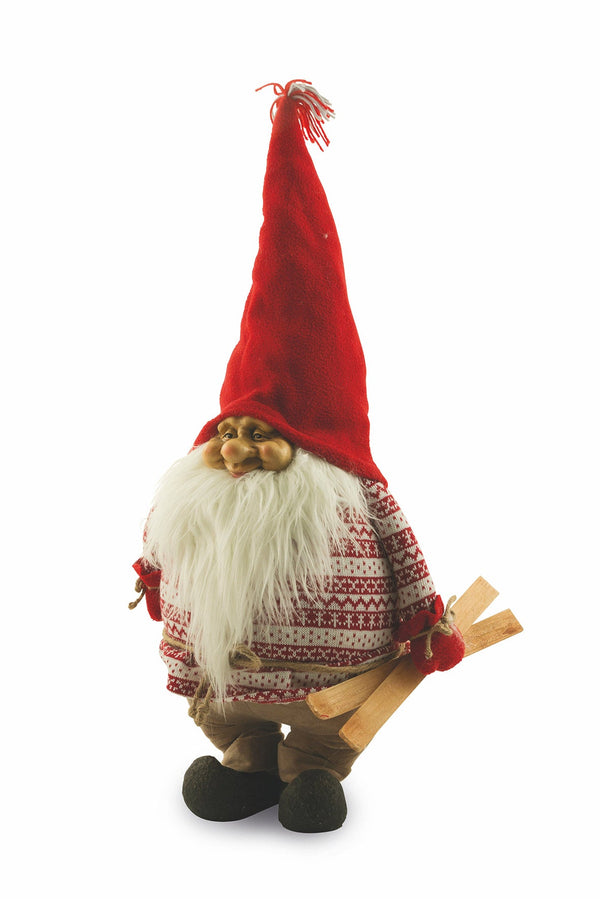 Großer Wichtel aus Stoff 36x26xH80 cm Soriani Nordic prezzo