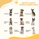 Cancelletto per Cani taglia Piccola e Media 74-100x76 cm in Acciaio e PA Bianco