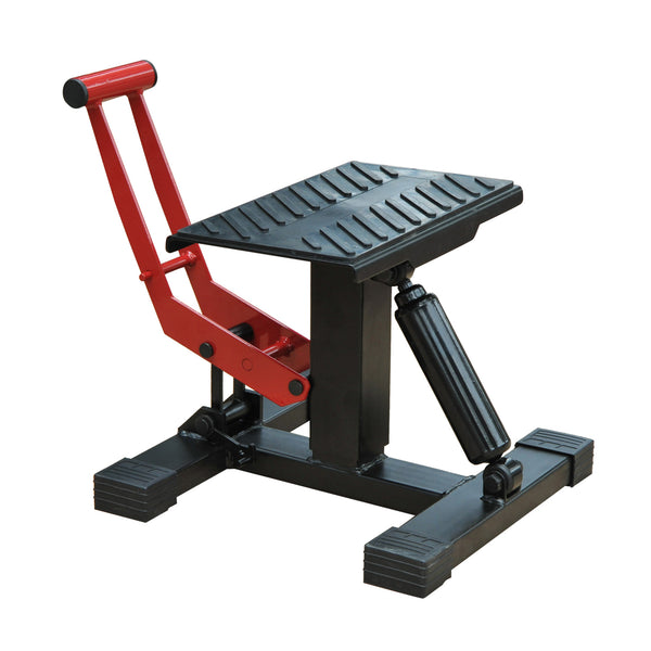 online Cavalletto Alzamoto 28x17.5x24.5-35.5 cm in Acciaio e Gomma Nero e Rosso