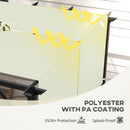 Copertura per Gazebo Pergola 3x3 m 488x122 cm  in PE Impermeabile color Kaki