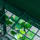 Gabbia Trappola per Animali Vivi Piccoli con Doppia Porta e Maniglia 80x25x30cm Verde Scuro