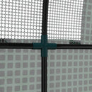 Serra a Tunnel per Orto con Porte Avvolgibili e Finestre 1,8x1,8x2m in Acciaio e PE Anti UV  Verde