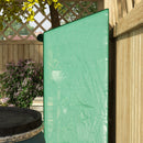 Serra da Giardino 6 Mensole e 2 Porte Avvolgibili 143x46x151cm Copertura in PE Verde