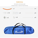 Set Addestramento Cani da Esterno 4 Pezzi 89x69x99 cm in PE e ABS Bianco e Arancione