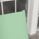 Set Tavolo e 6 Sedie con Braccioli da Giardino in Tessuto a Rete e Acciaio Verde