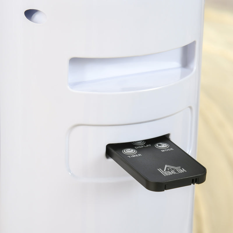 Ventilatore a Torre 45W a 3 Modalità e 3 Velocità con Timer da 12h Ø32 x 96A cm in ABS Nero e Bianco