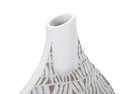 Vaso Nairobi 30,5x46,5x11,5 cm in Poliresina Bianco