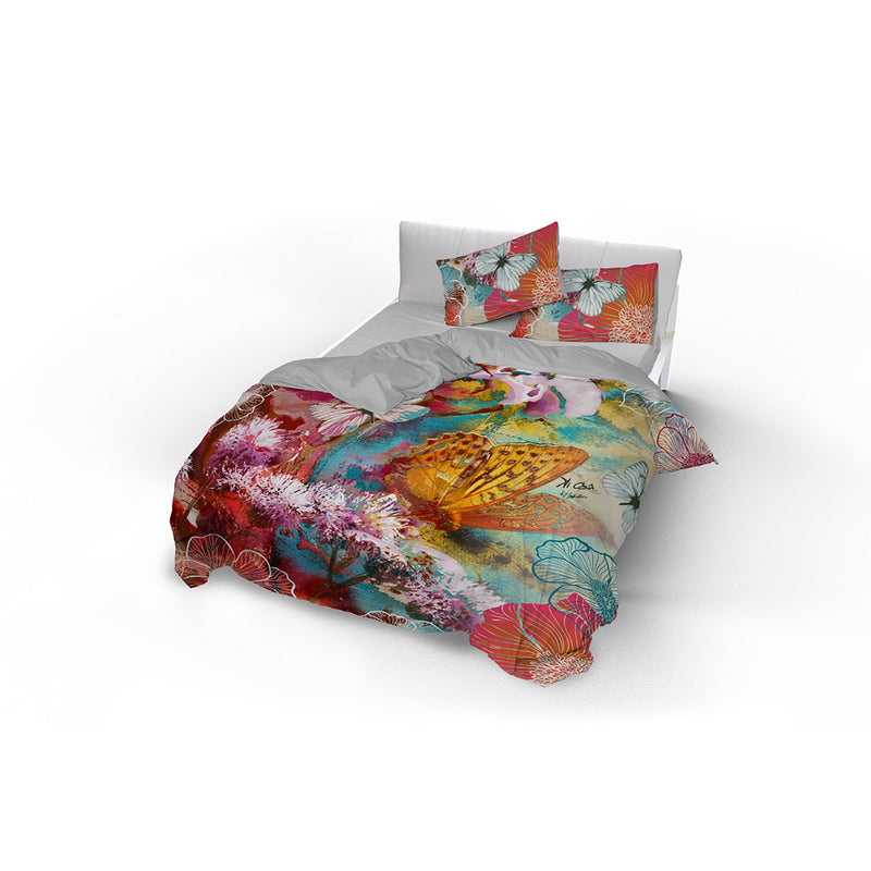 Copripiumino Matrimoniale Stampa sul Sacco e Federe Kio633