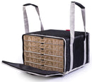Borsa Termica Porta Pizze da Asporto 6 Cartoni Safemi Express 6 Nera