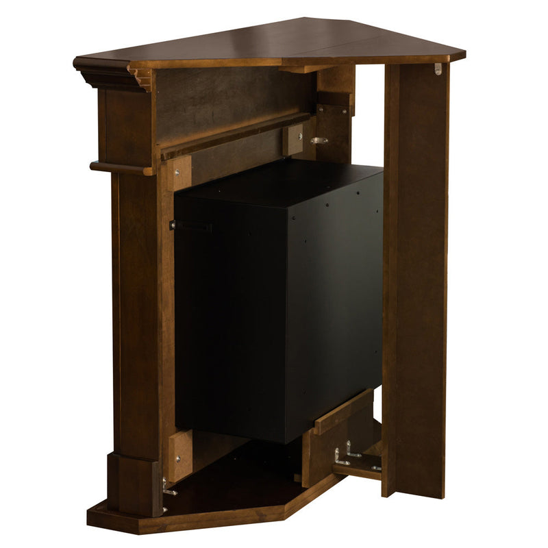 Camino a Bioetanolo da Pavimento ad Angolo 110x63x102 cm Ford Marrone