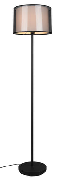 Piantana da Interno Attacco E27 in Metallo Nero Opaco