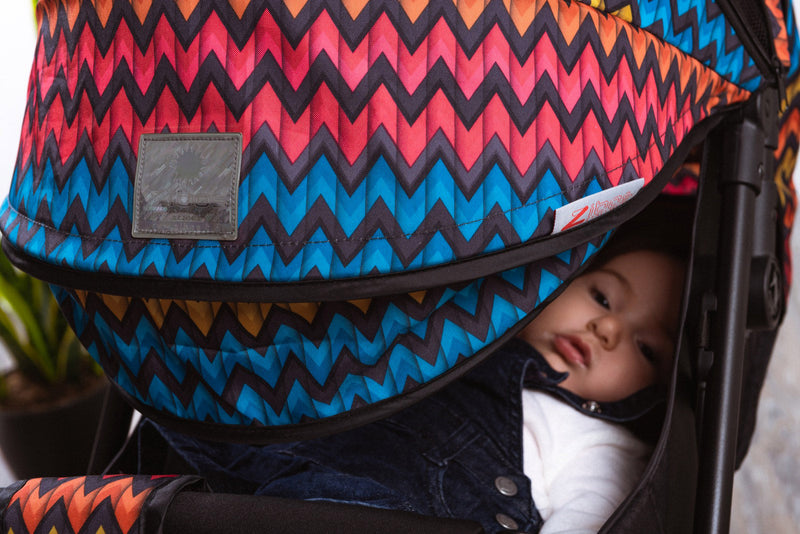 Passeggino Trolley Leggero per Bambini Zibos Velo Jeans Blu