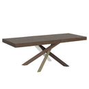 Tavolo Allungabile 180-440x90x77 cm Volantis Premium Noce Telaio 4C 