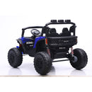 Macchina Elettrica per Bambini Buggy Safari 2 Motori da 35W con Telecomando Luci e Suoni Blu  