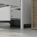 Armadio a 2 Ante con Cassetto Inferiore Barra Appendiabiti e Ripiano 85x55x160 cm Bianco 