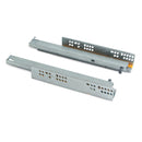Guide a Scomparsa Silver per Cassetti ad Estrazione Totale P500 Zincato Bianco Emuca