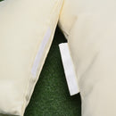 Sedia da Giardino a Uovo con Seduta Imbottita e Poggiatesta 88x85x143 cm in Rattan PE e Acciaio 