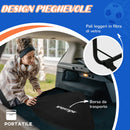 Set da 2 Porte da Calcio per Bambini da 6 Anni con Luci LED 120x90x90 cm Pieghevoli con Borsa di Trasporto 