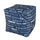 Pouf Puff Pouf Cube 40x40x40cm Big City Blue Avalli