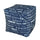 Pouf Puff Pouf Cube 40x40x40cm Big City Blue Avalli