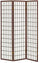 Paravent Separè 3 Paneele 130,5x178cm in Tosini Nussbaumholz