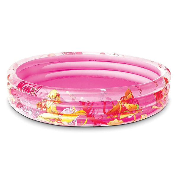 Aufblasbarer Pool für Kinder 3 Ringe Ø152x30 cm Bestway 92007 Winx Pink sconto