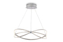 Lampada pendente Modern in Metallo Weave Nickel