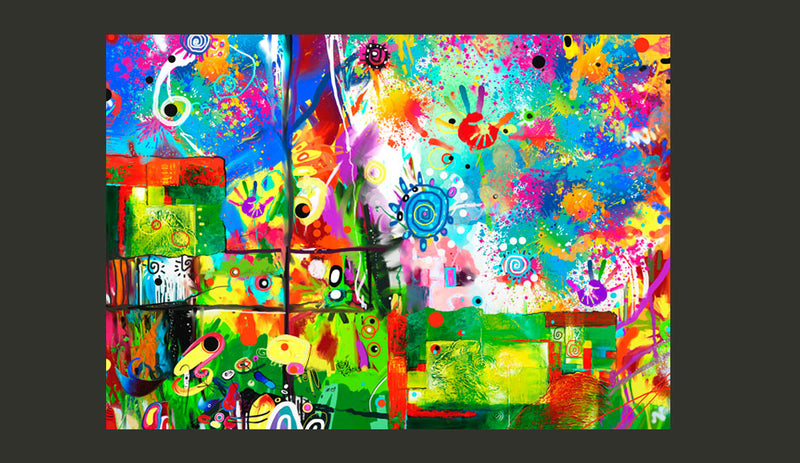 Fotomurale - Fantasie Colorate Carta Da Parato Erroi