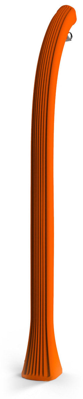 Doccia Solare da Esterno Giardino 23L Miscelatore e Lavapiedi Arkema Happy Arancio