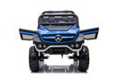 Macchina Elettrica per Bambini 12V con Licenza Mercedes Unimog Blu 