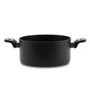Casseruola 2 Maniglie Ø 24cm Antiaderente Induzione Silex Elegance Black Nero