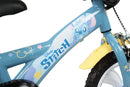 Bicicletta per Bambini 12" Disney Stitch Freno Caliper e Stabilizzatori in Acciaio Hi-Ten Azzurro