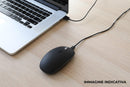 Mouse Wireless Ricaricabile 2.4GHz in Plastica Bianco