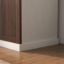 Mobile Appendiabiti 3 in 1 71,5x39,5x170 cm con 4 Ganci e Panca Contenitore in Legno Bianco  