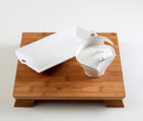 Kit Aperitivo Tagliere Legno Scuro 29x29x4 cm con Accessori
